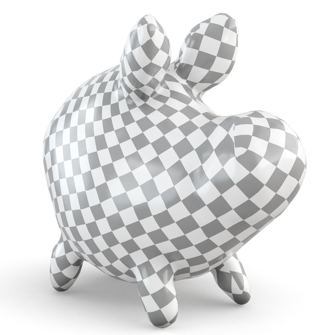Soft Plush Toy Pig 3D Model – Realistic High-Quality Asset, FBX, OBJ - View 13