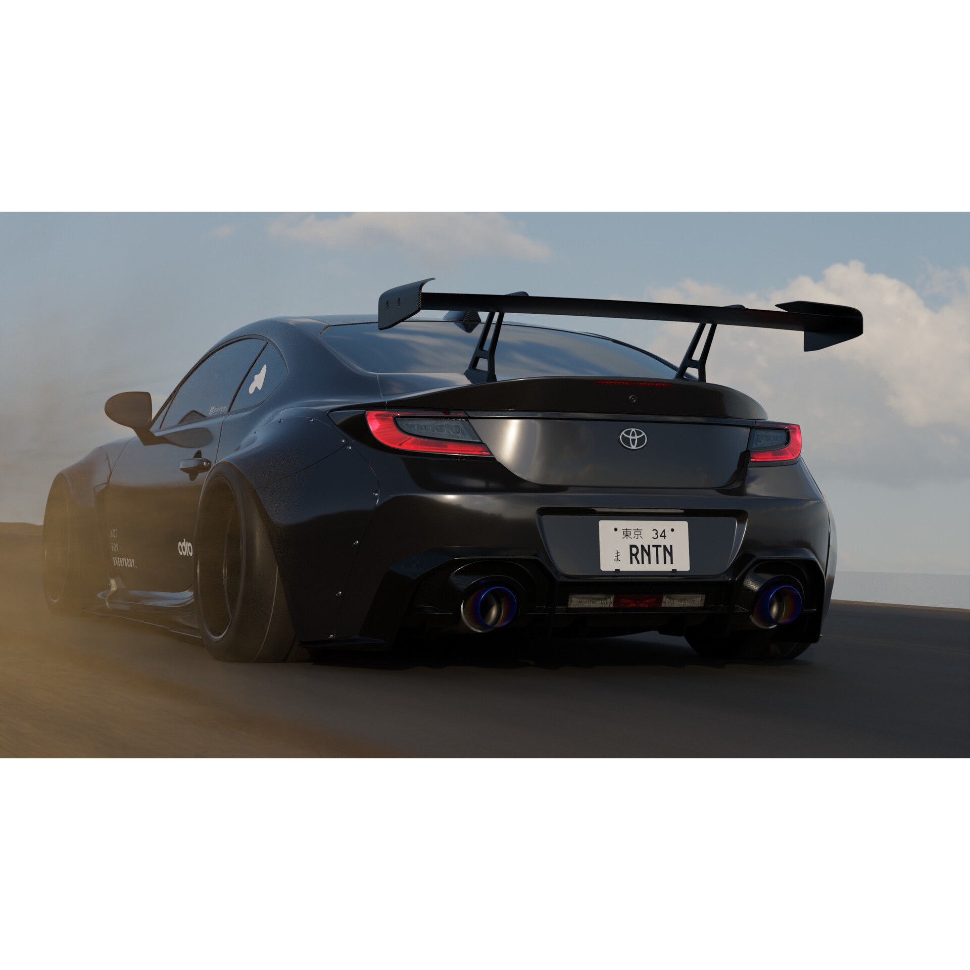 Toyota GR86 Adro Bodykit - Game-Ready 3D Model - View 10