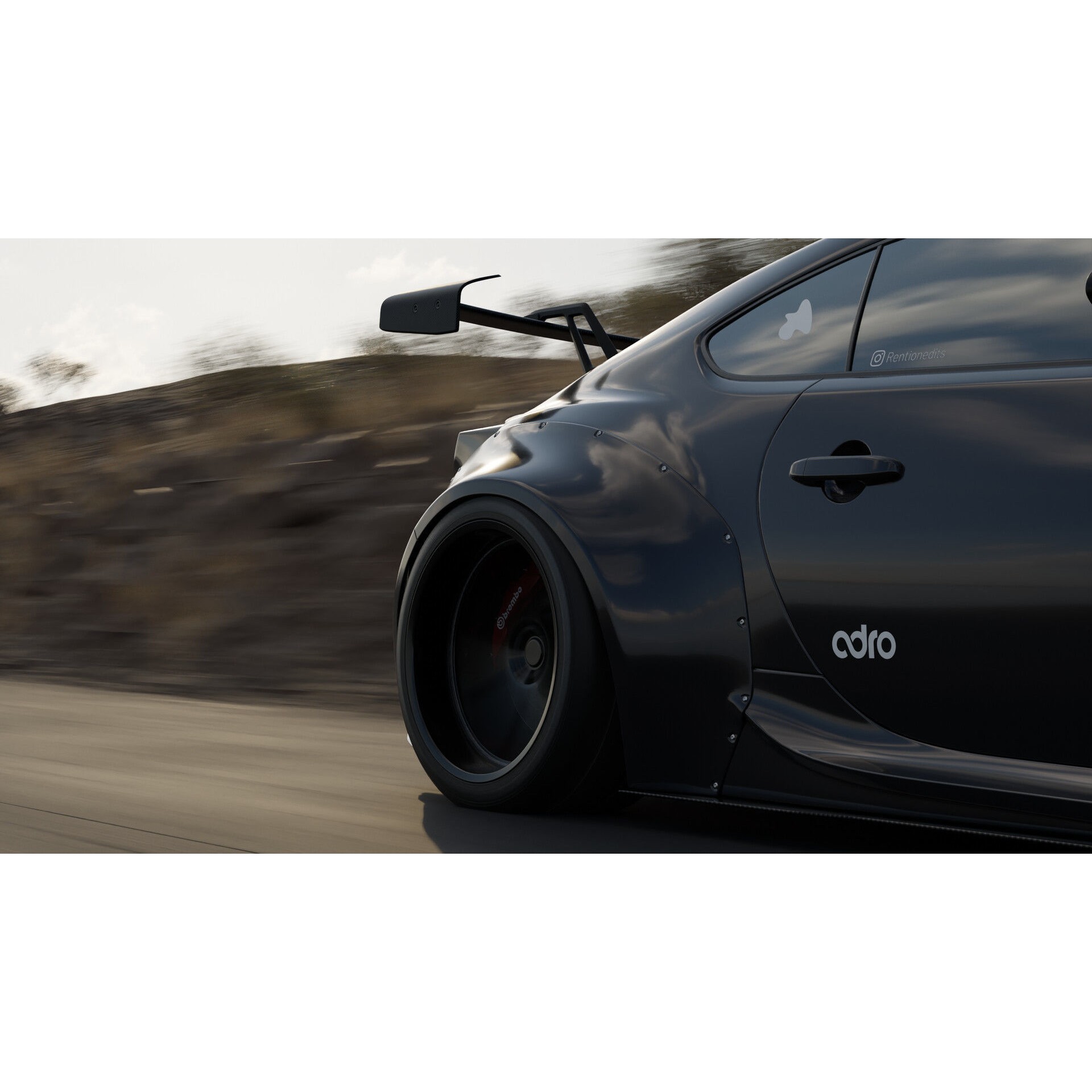 Toyota GR86 Adro Bodykit - Game-Ready 3D Model - View 11