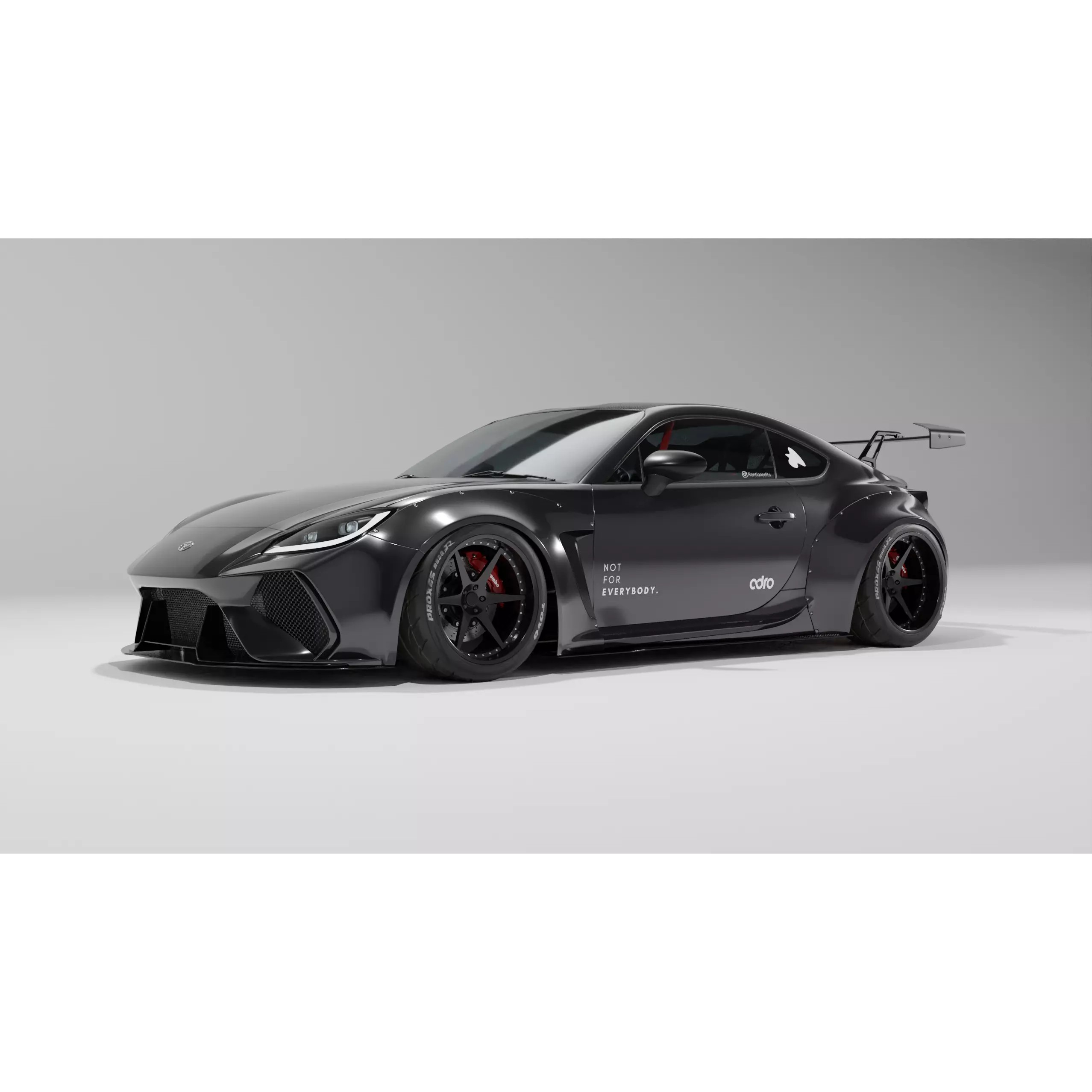 Toyota GR86 Adro Bodykit - Game-Ready 3D Model - View 2