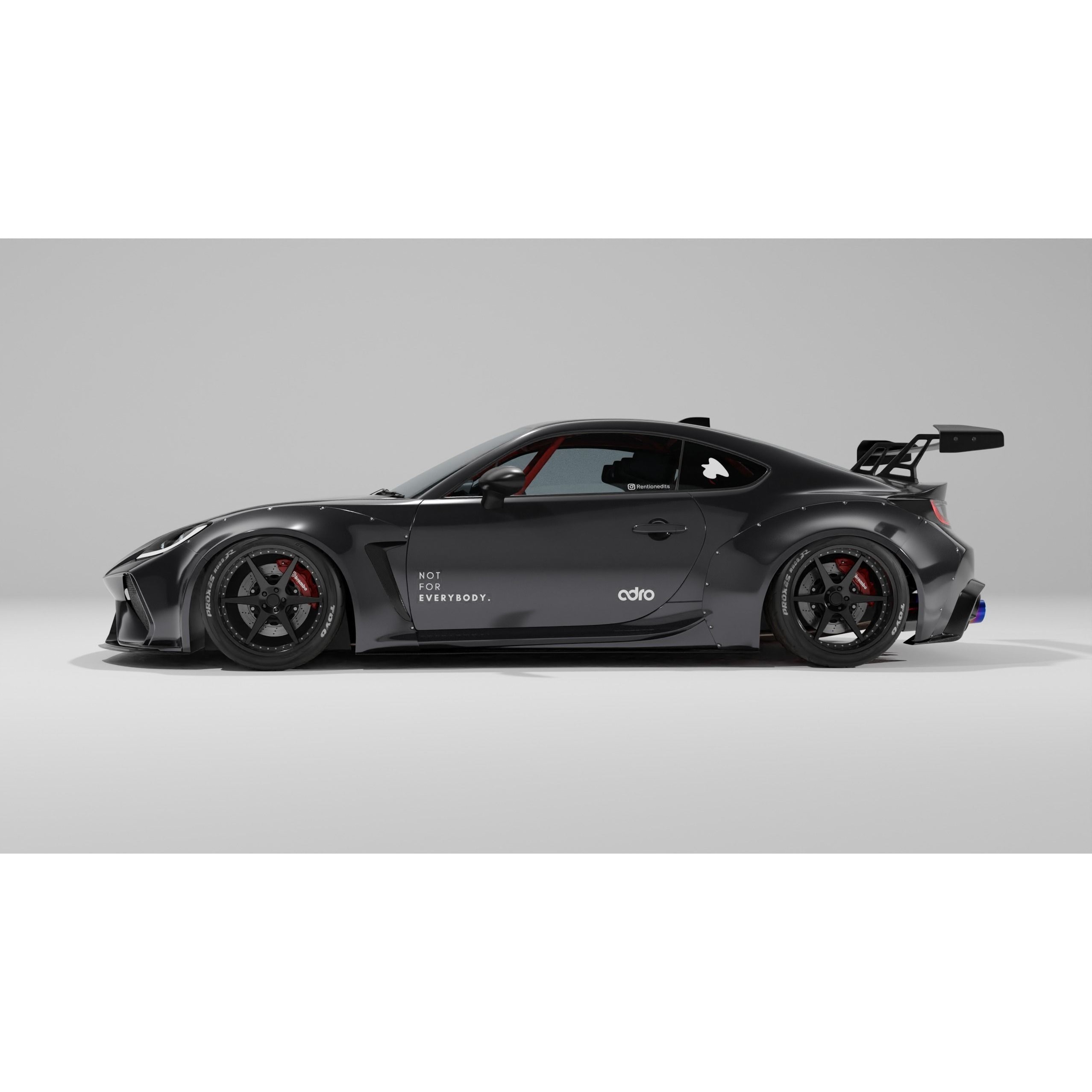 Toyota GR86 Adro Bodykit - Game-Ready 3D Model - View 5