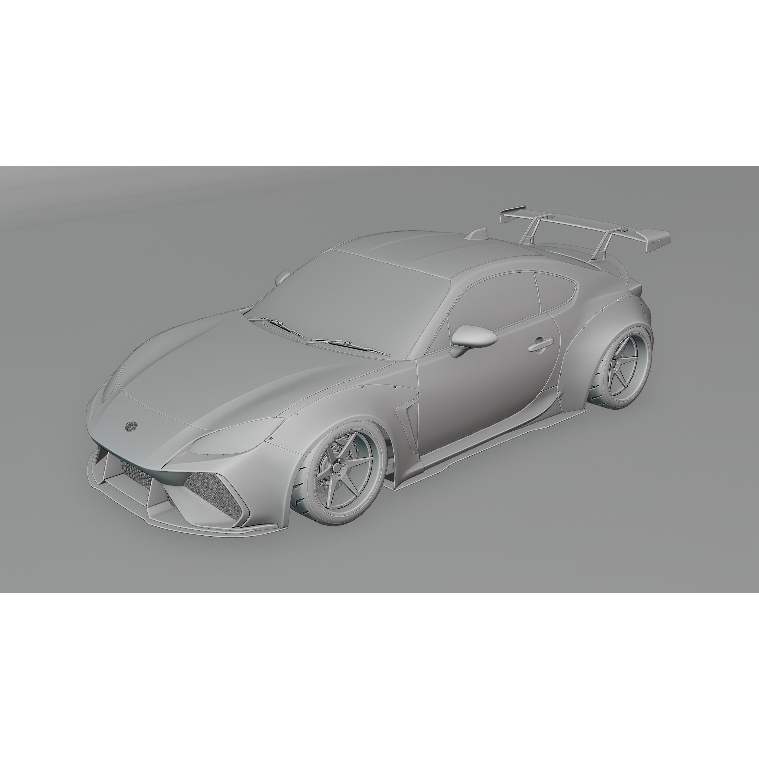 Toyota GR86 Adro Bodykit - Game-Ready 3D Model - View 7