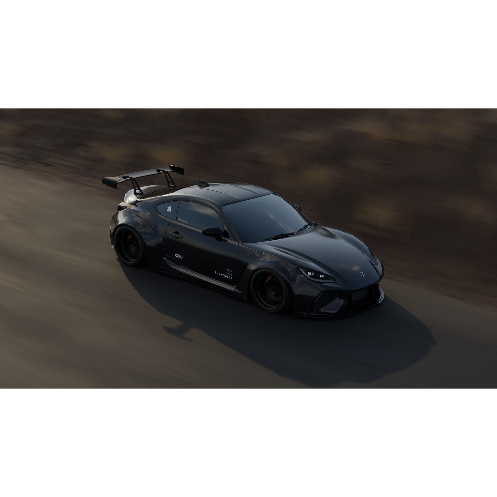 Toyota GR86 Adro Bodykit - Game-Ready 3D Model - View 9