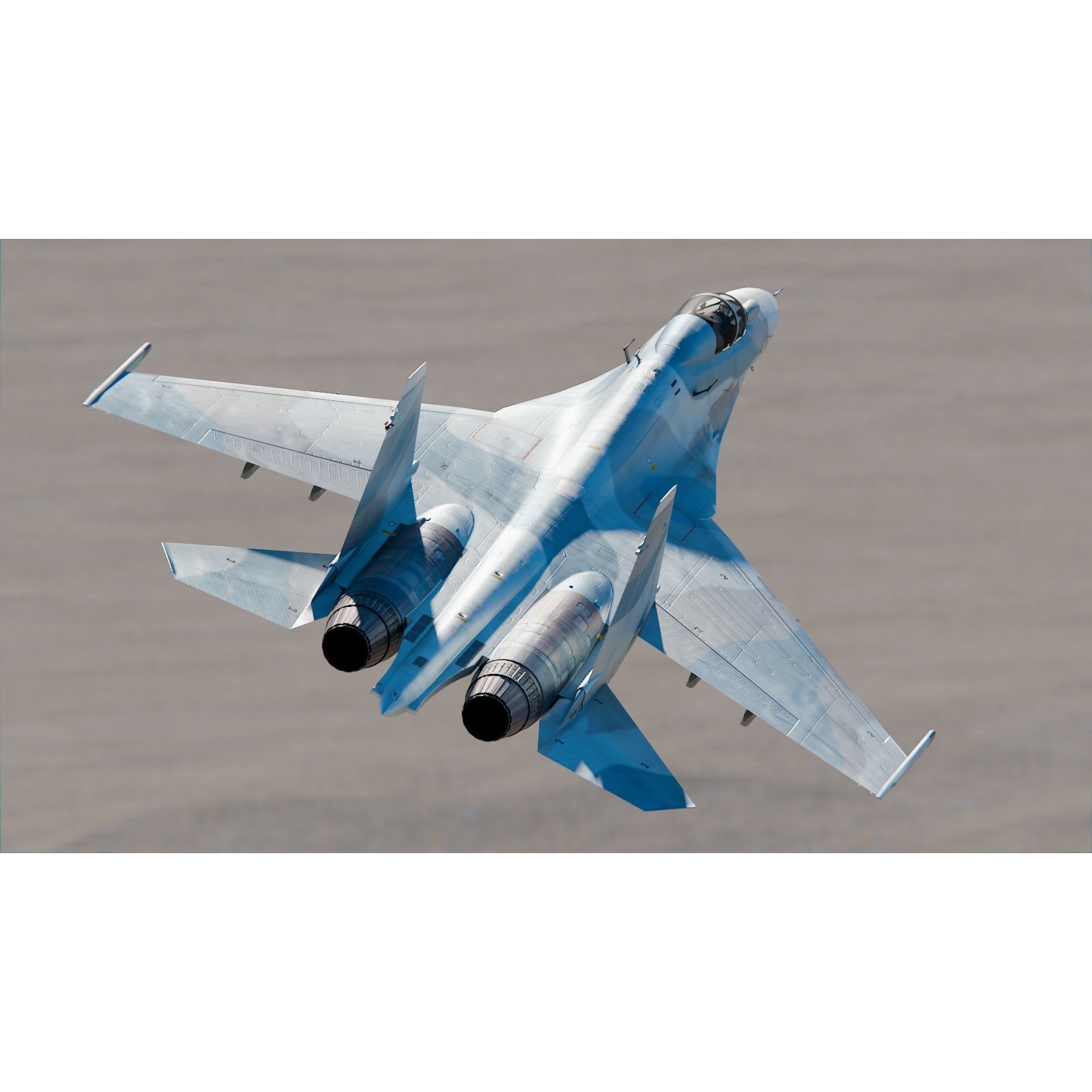 Sukhoi Su-30 - Game-Ready 3D Model - View 8