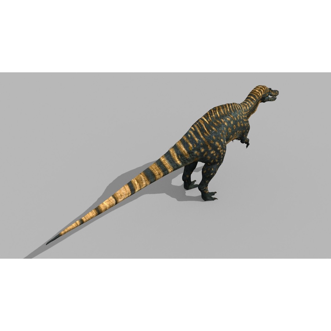 Dino Bonus Pack 3D Model – Fully Animated Dinosaurs, FBX, OBJ - View 100