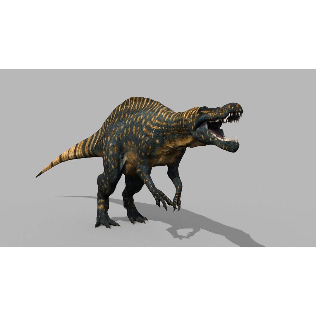 Dino Bonus Pack 3D Model – Fully Animated Dinosaurs, FBX, OBJ - View 104