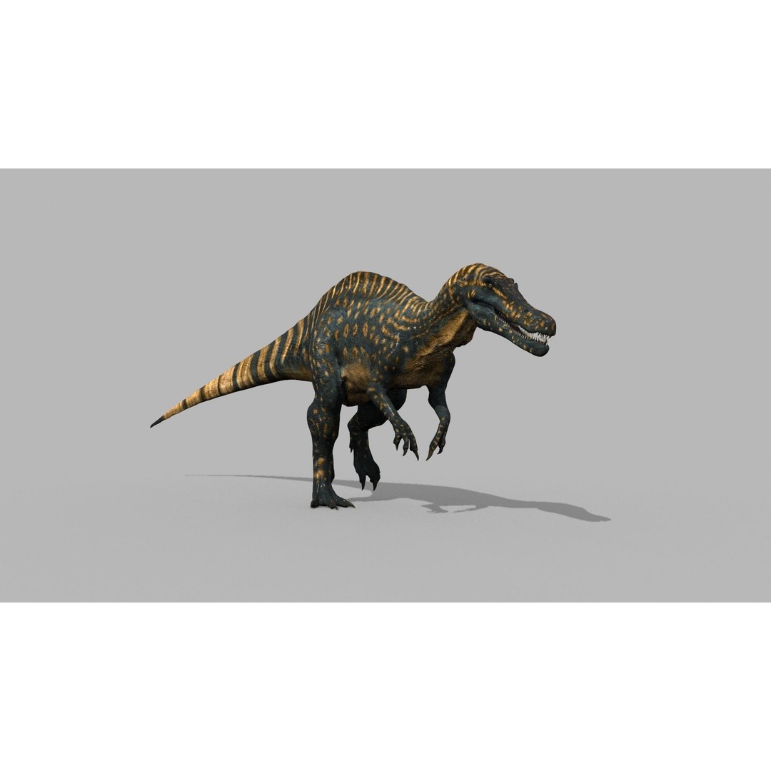 Dino Bonus Pack 3D Model – Fully Animated Dinosaurs, FBX, OBJ - View 110