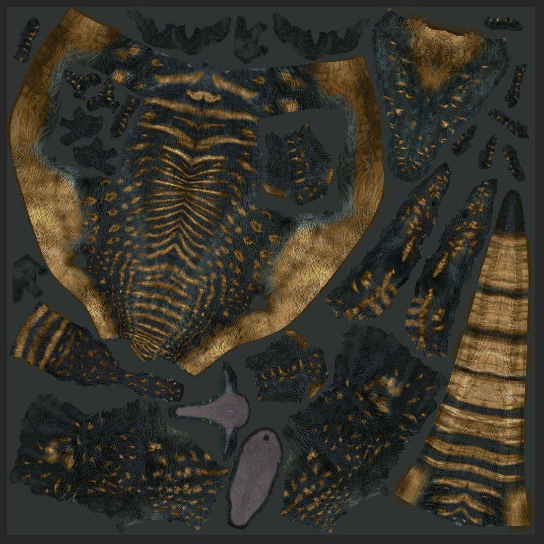 Dino Bonus Pack 3D Model – Fully Animated Dinosaurs, FBX, OBJ - View 115
