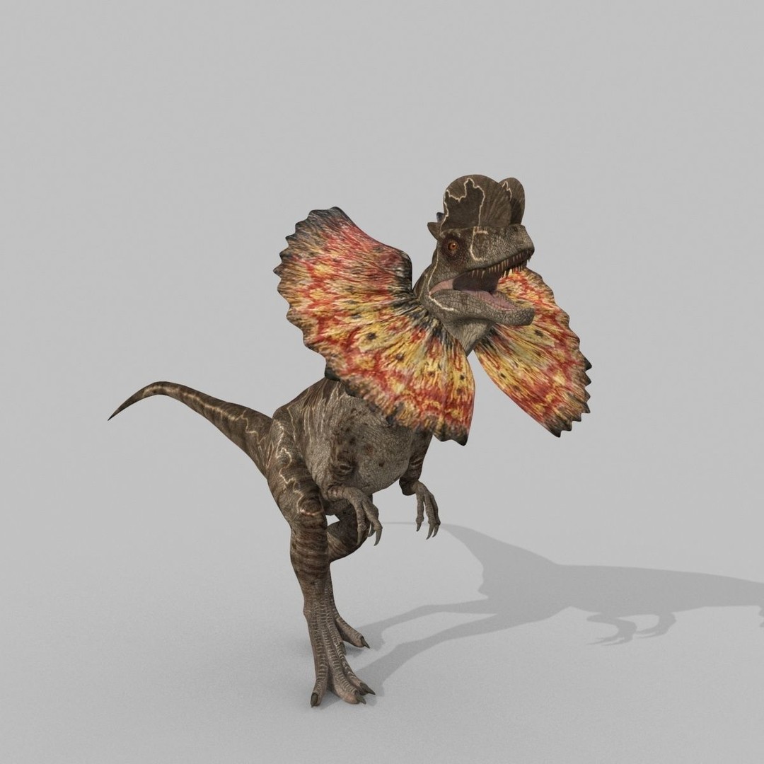 Dino Bonus Pack 3D Model – Fully Animated Dinosaurs, FBX, OBJ - View 29
