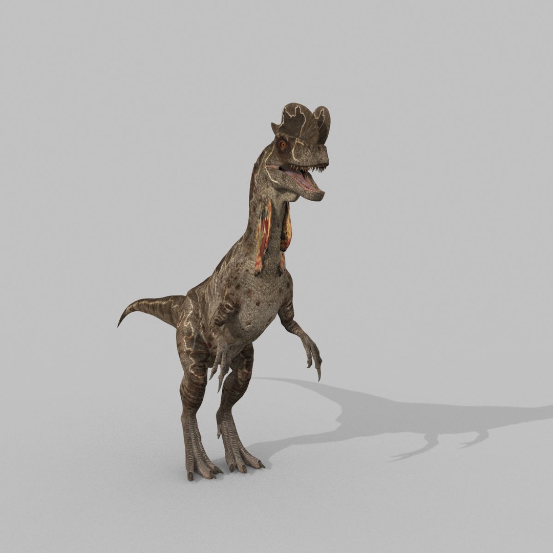 Dino Bonus Pack 3D Model – Fully Animated Dinosaurs, FBX, OBJ - View 30