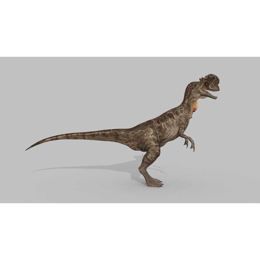 Dino Bonus Pack 3D Model – Fully Animated Dinosaurs, FBX, OBJ - View 31