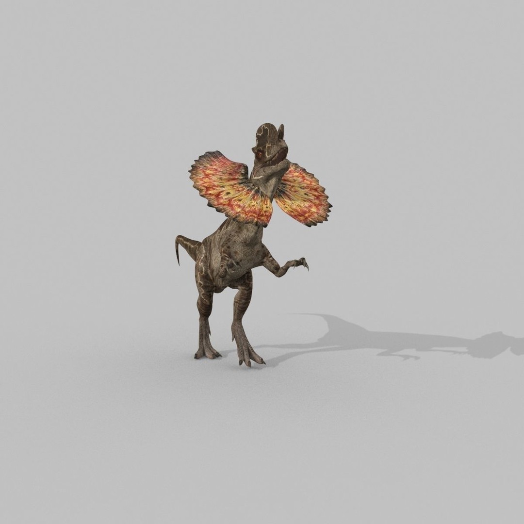 Dino Bonus Pack 3D Model – Fully Animated Dinosaurs, FBX, OBJ - View 32