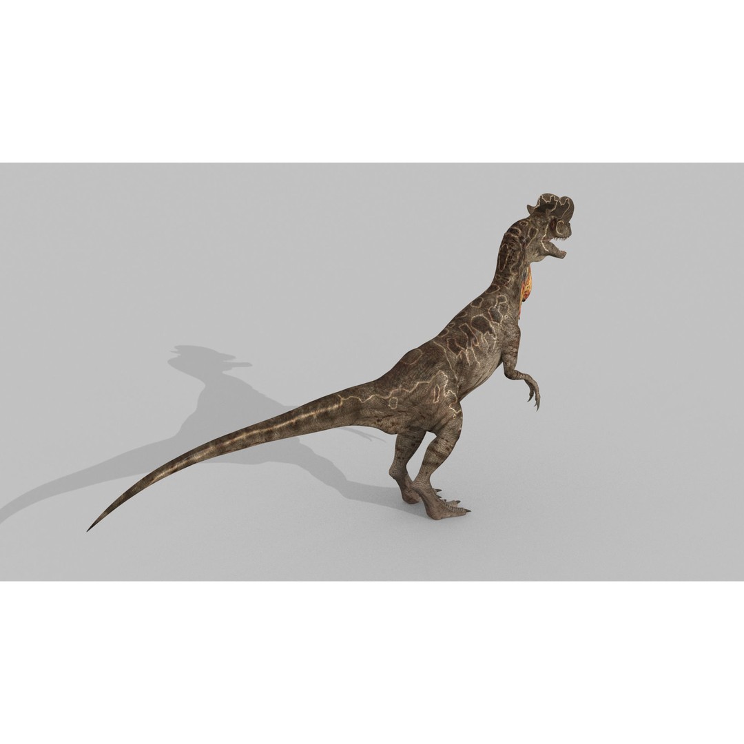 Dino Bonus Pack 3D Model – Fully Animated Dinosaurs, FBX, OBJ - View 33