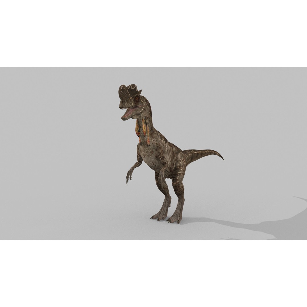 Dino Bonus Pack 3D Model – Fully Animated Dinosaurs, FBX, OBJ - View 35