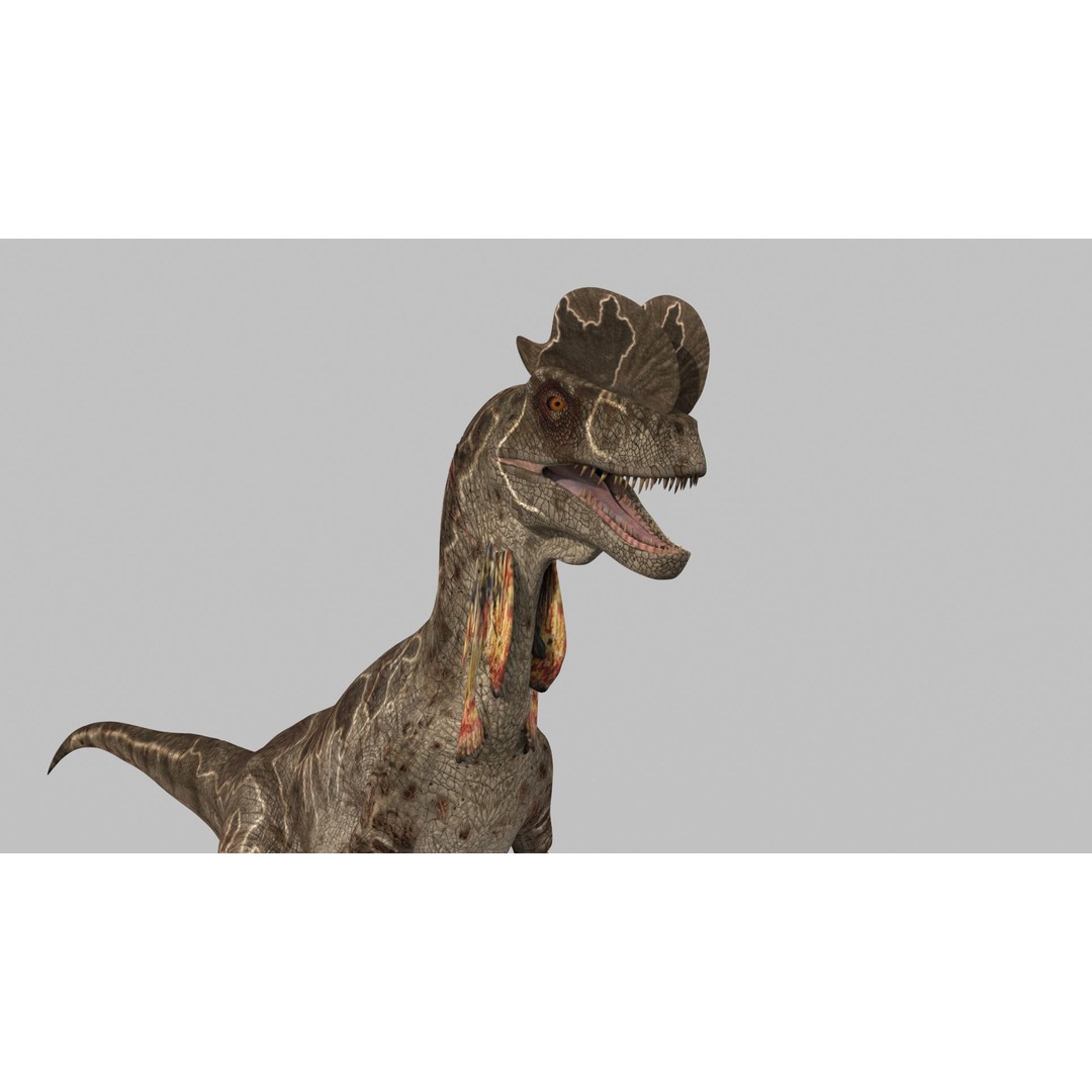 Dino Bonus Pack 3D Model – Fully Animated Dinosaurs, FBX, OBJ - View 36