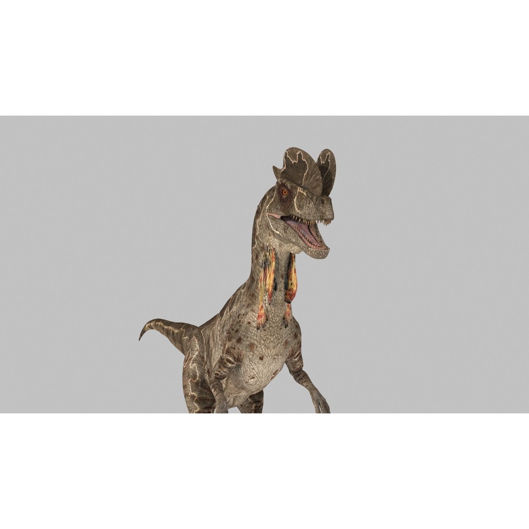 Dino Bonus Pack 3D Model – Fully Animated Dinosaurs, FBX, OBJ - View 39