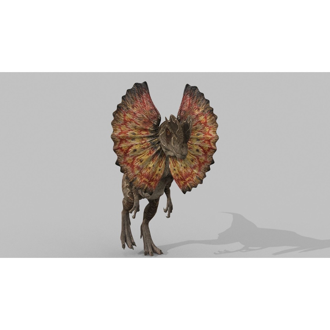 Dino Bonus Pack 3D Model – Fully Animated Dinosaurs, FBX, OBJ - View 41
