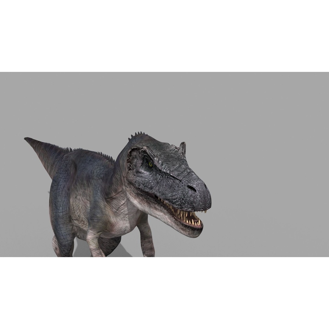 Dino Bonus Pack 3D Model – Fully Animated Dinosaurs, FBX, OBJ - View 52