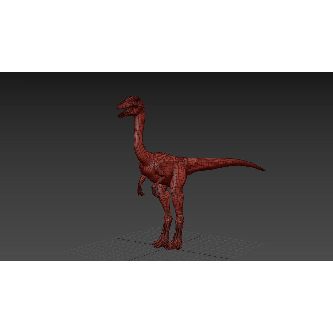 Dino Bonus Pack 3D Model – Fully Animated Dinosaurs, FBX, OBJ - View 87