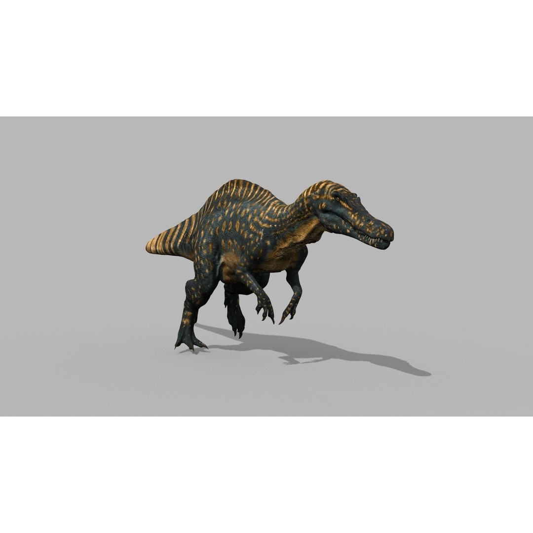 Dino Bonus Pack 3D Model – Fully Animated Dinosaurs, FBX, OBJ - View 94