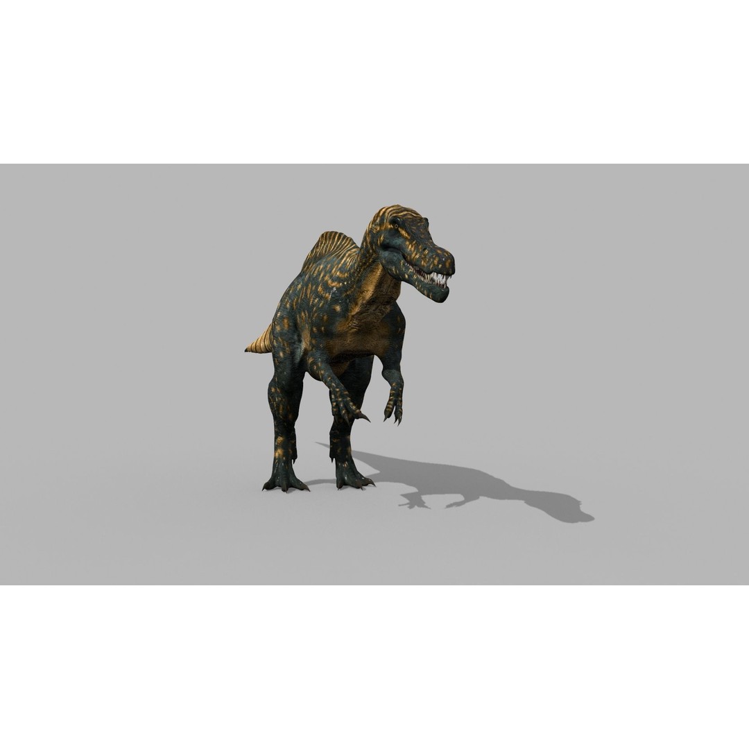 Dino Bonus Pack 3D Model – Fully Animated Dinosaurs, FBX, OBJ - View 97