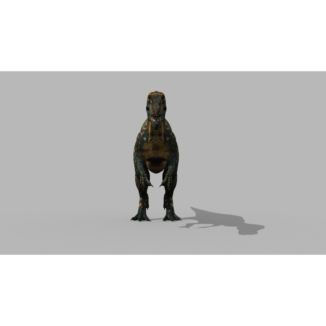Dino Bonus Pack 3D Model – Fully Animated Dinosaurs, FBX, OBJ - View 98