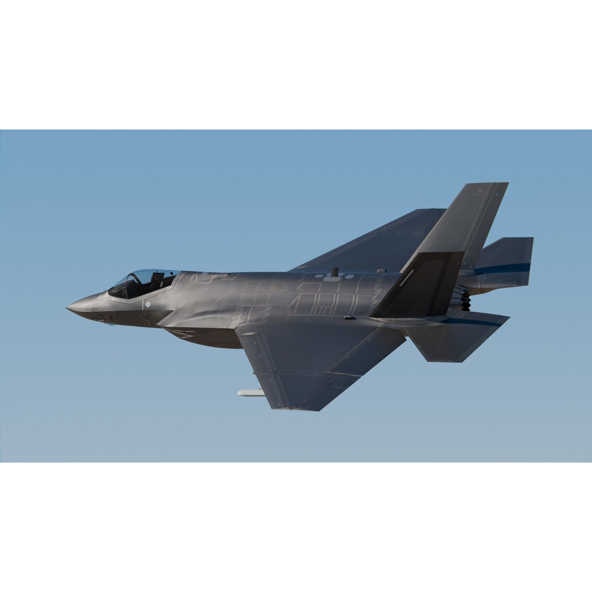 Lockheed Martin F-35 Lightning II - Game-Ready 3D Model