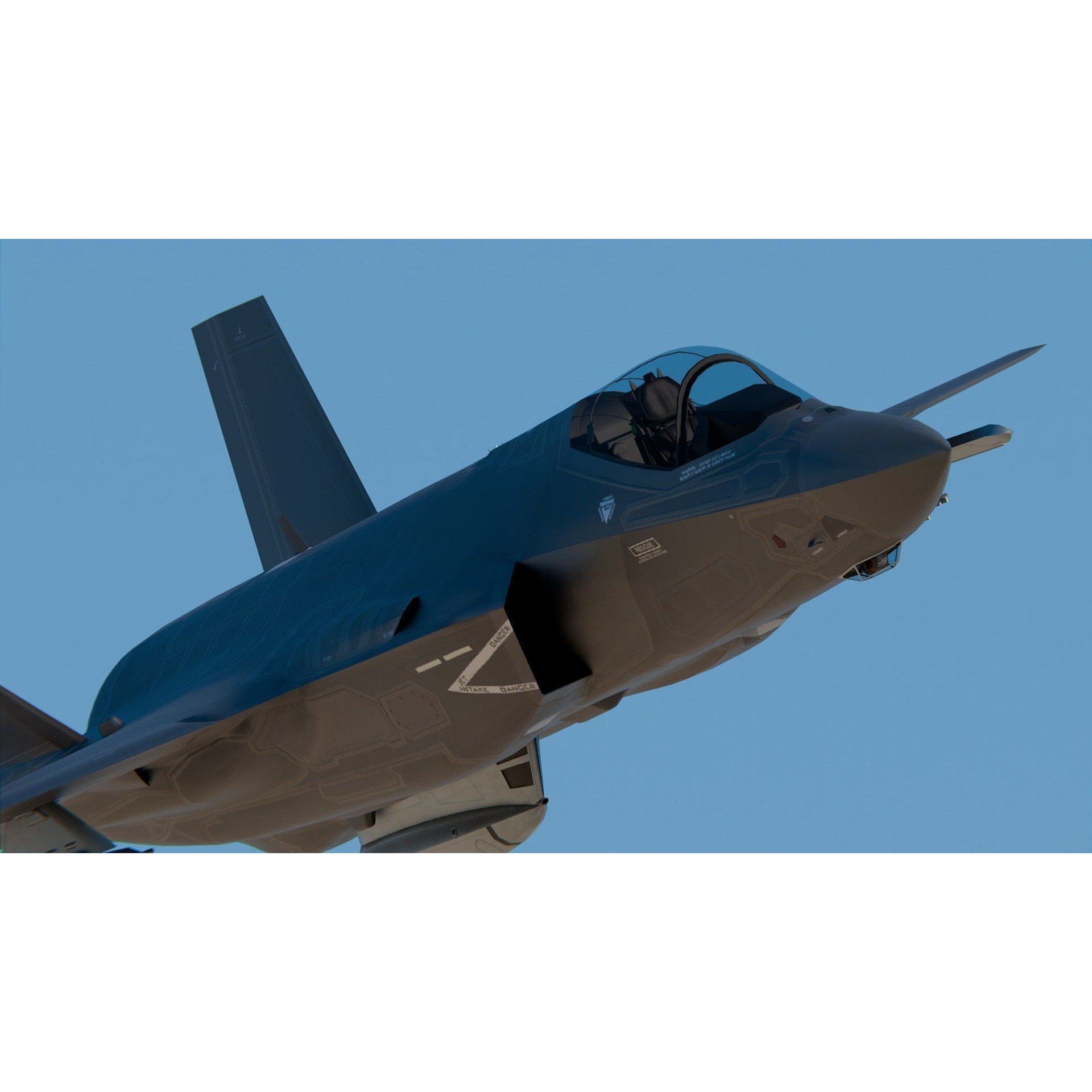 Lockheed Martin F-35 Lightning II - Game-Ready 3D Model - View 7