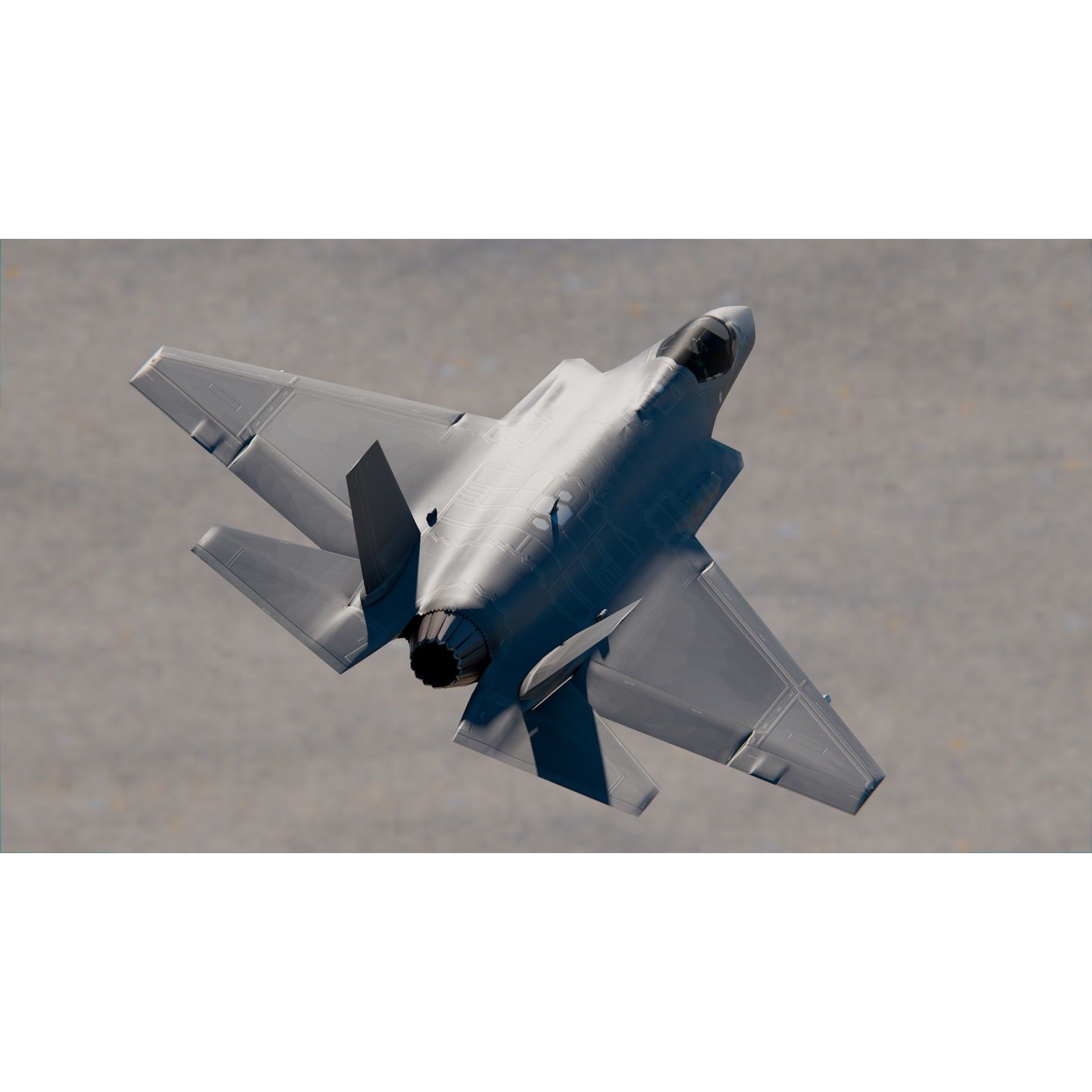 Lockheed Martin F-35 Lightning II - Game-Ready 3D Model - View 8
