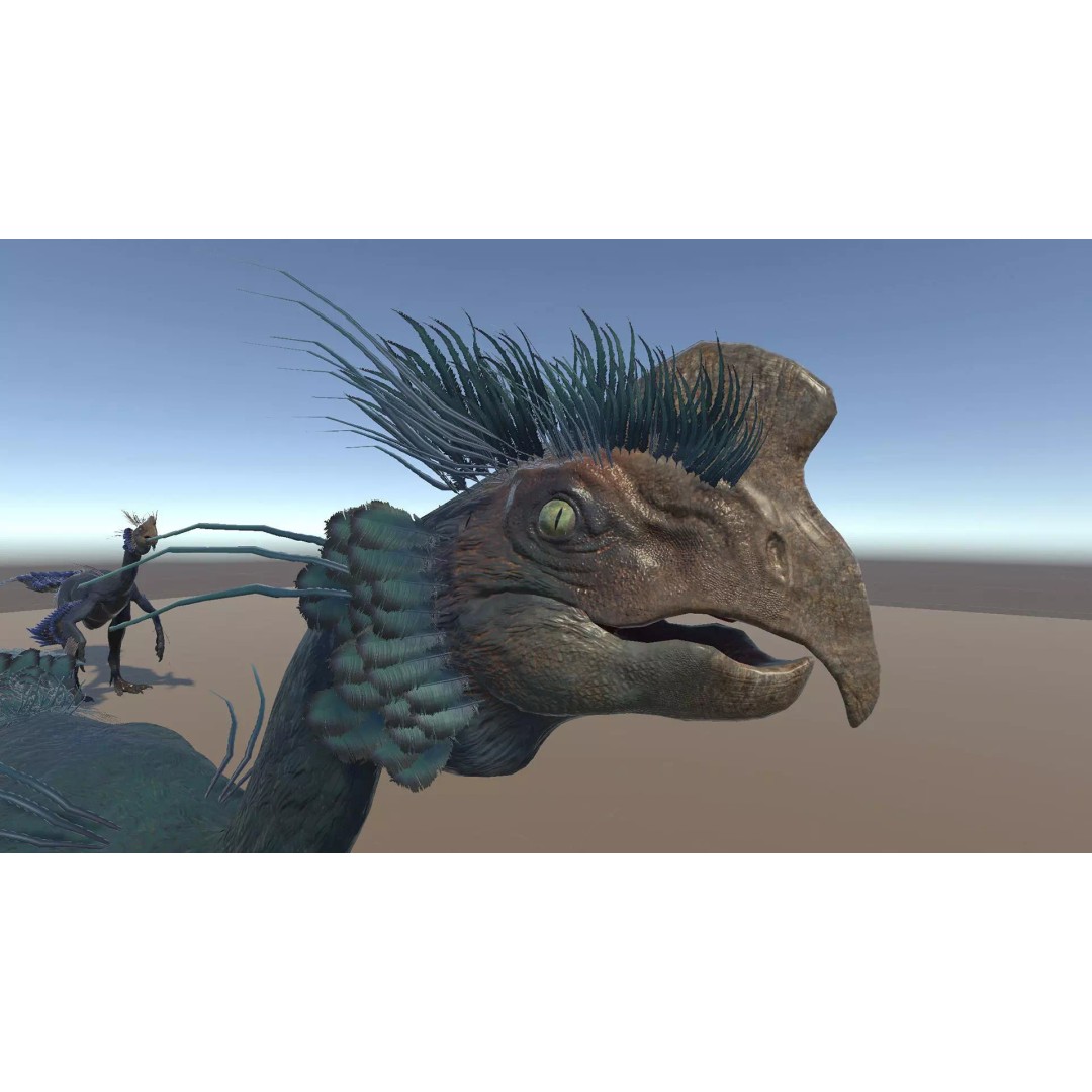 GigantoRaptor 3D Model – Low Poly Animated Dinosaur, Unity Package - View 10