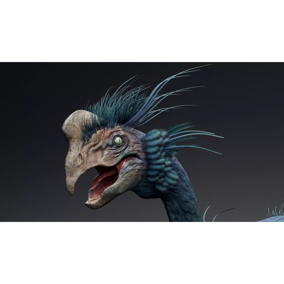 GigantoRaptor 3D Model – Low Poly Animated Dinosaur, Unity Package - View 8