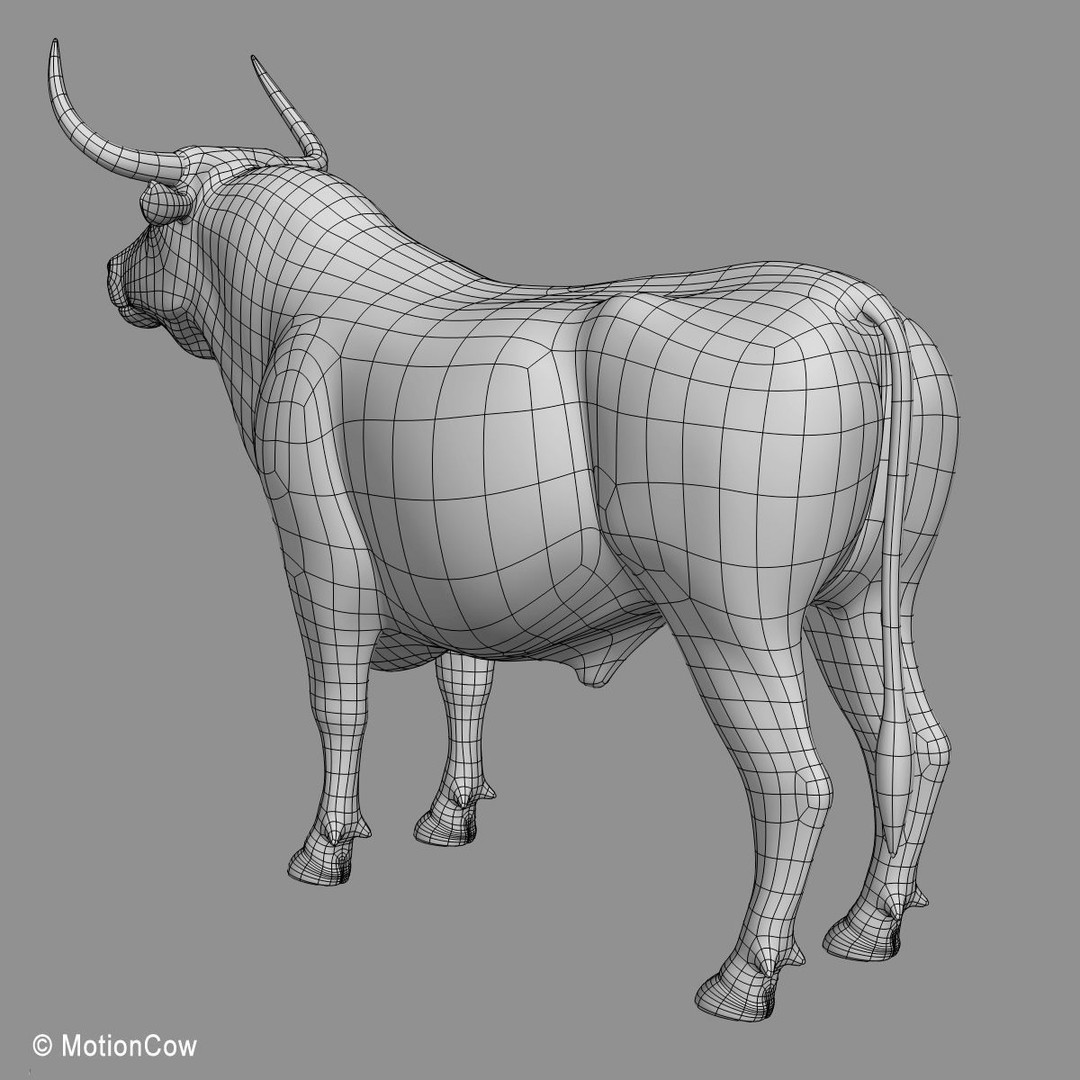 Bull 3D Model – Rigged Animation-Ready Game Asset, FBX - View 19