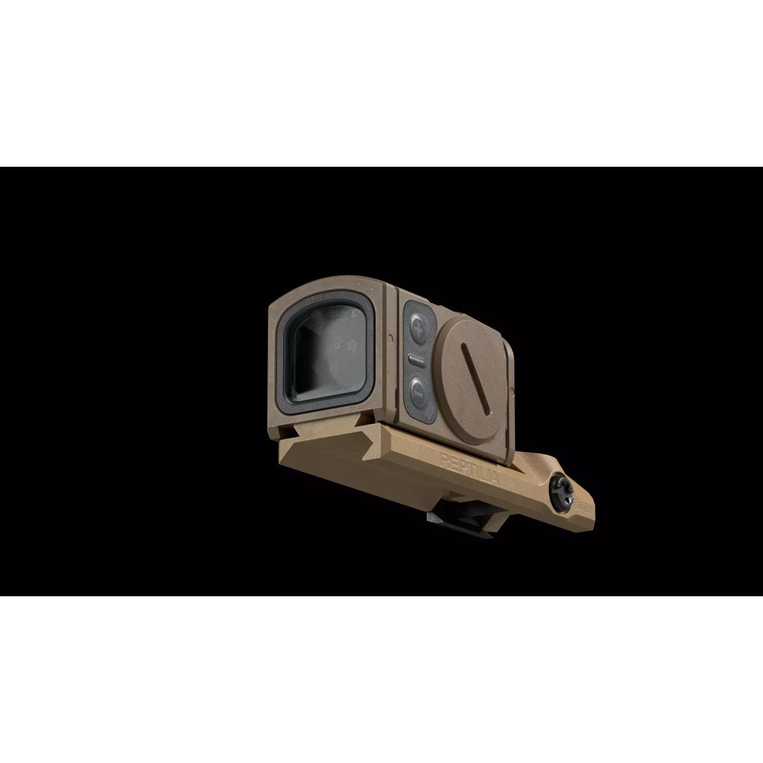 Aimpoint ACRO P2 Red Dot Sight 3D Model – Low Poly Game Asset, FBX - View 12