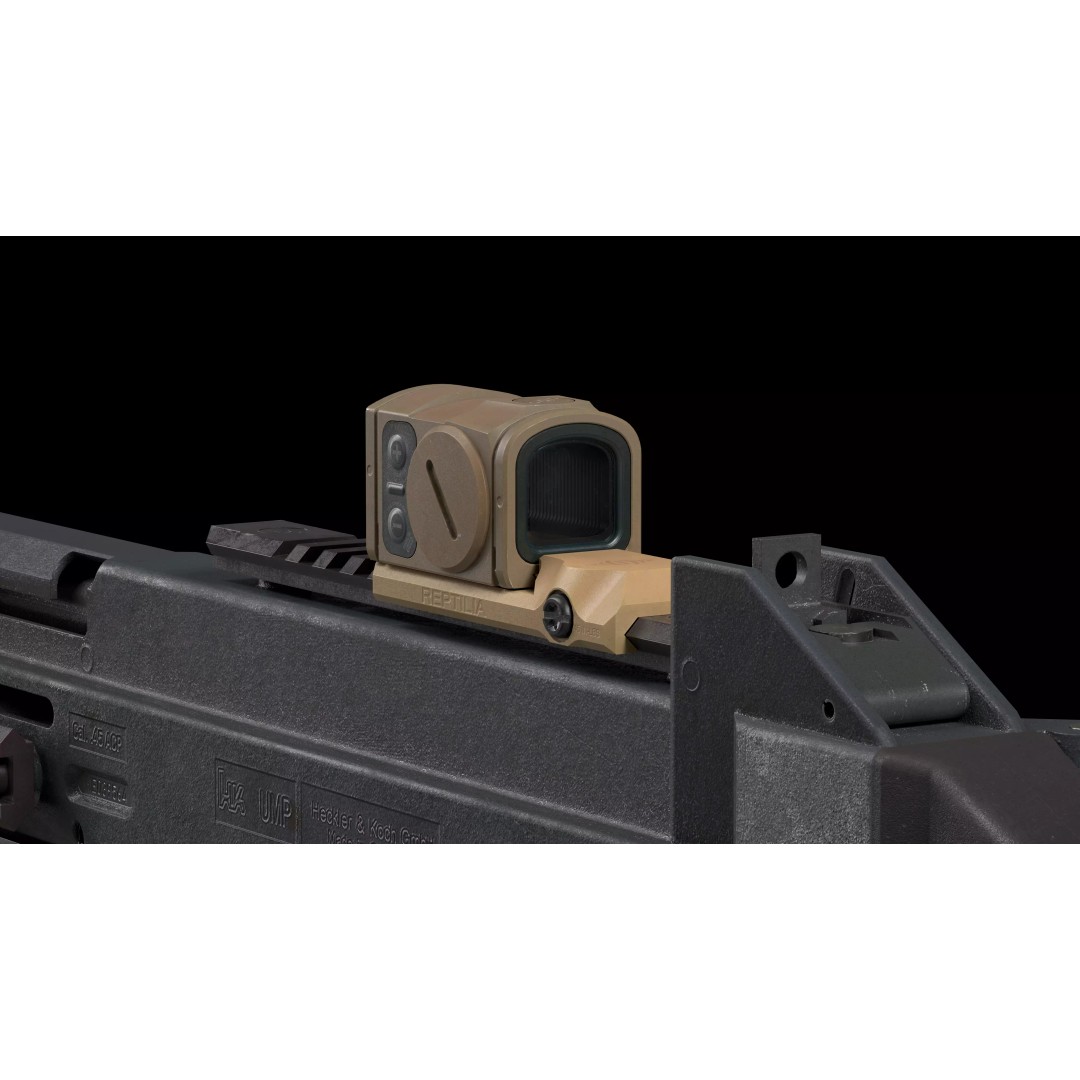Aimpoint ACRO P2 Red Dot Sight 3D Model – Low Poly Game Asset, FBX - View 5
