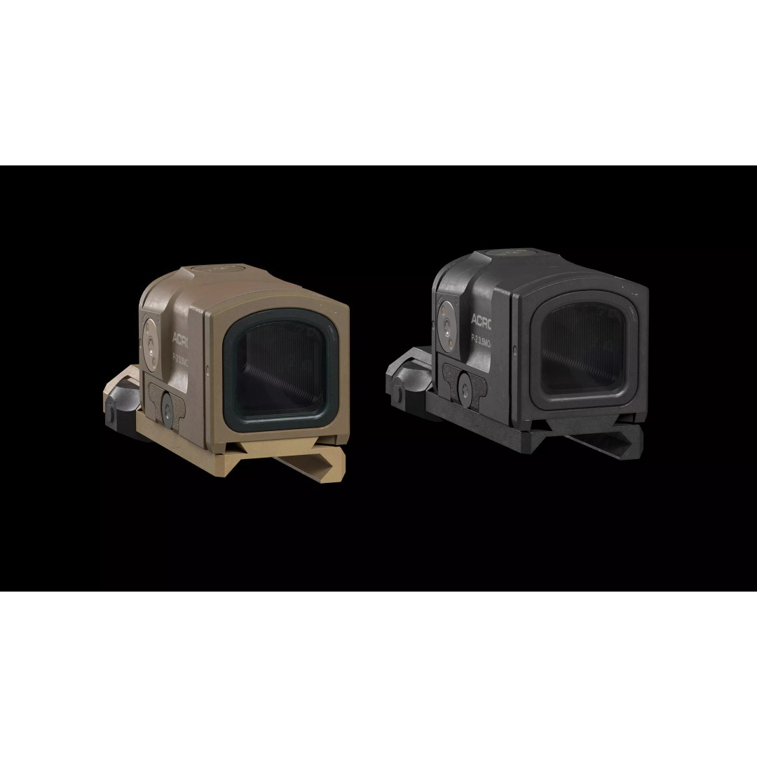 Aimpoint ACRO P2 Red Dot Sight 3D Model – Low Poly Game Asset, FBX - View 8