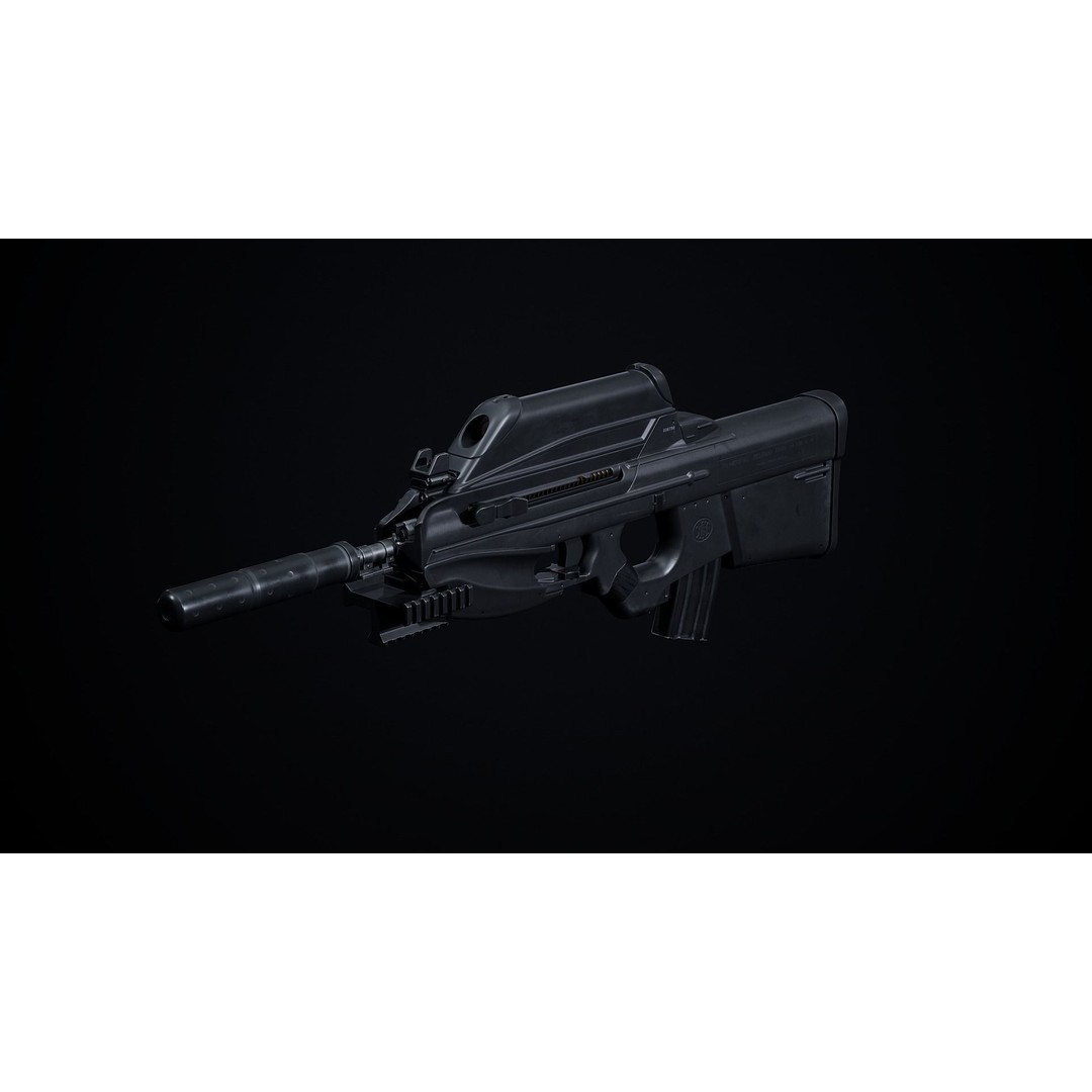 FN F2000 3D Model – Low Poly Game-Ready Rifle with PBR Textures - View 7