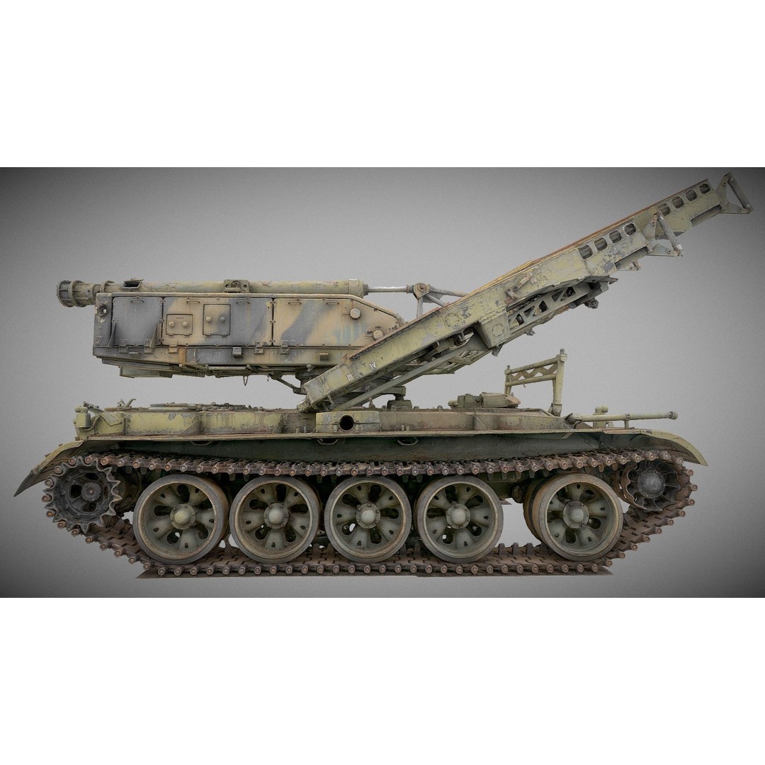 Self-propelled Rocket Launcher S-125 Newa 3D Model – High Poly PBR Asset, FBX/OBJ - View 5