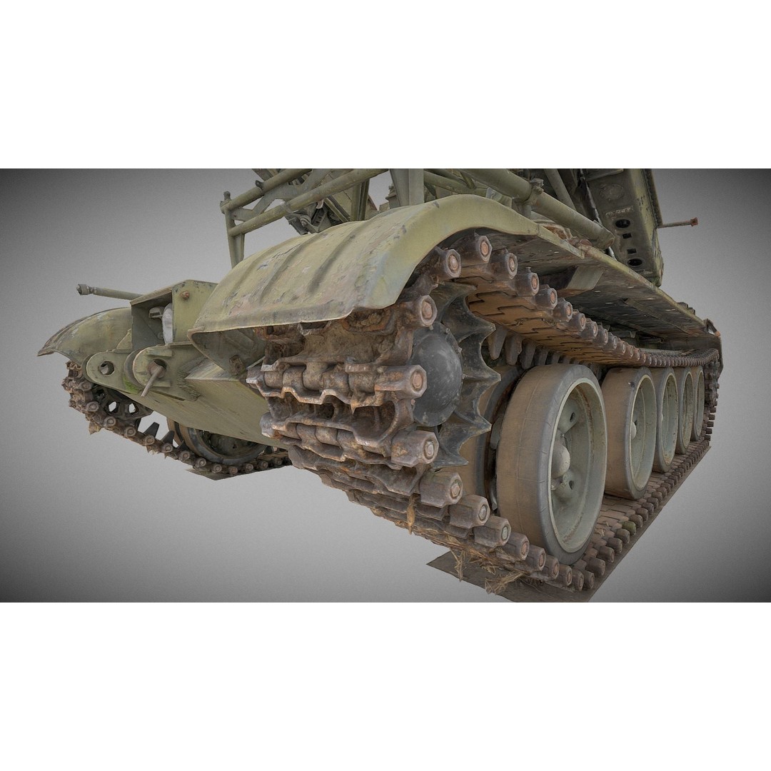 Self-propelled Rocket Launcher S-125 Newa 3D Model – High Poly PBR Asset, FBX/OBJ - View 8