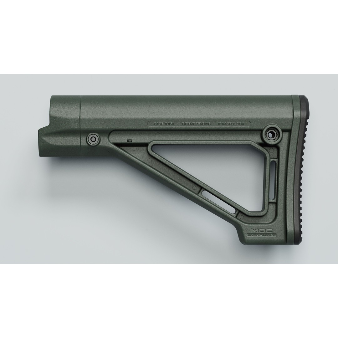 MOE Fixed Carbine Stock 3D Model – Low Poly Game Asset, FBX - View 13