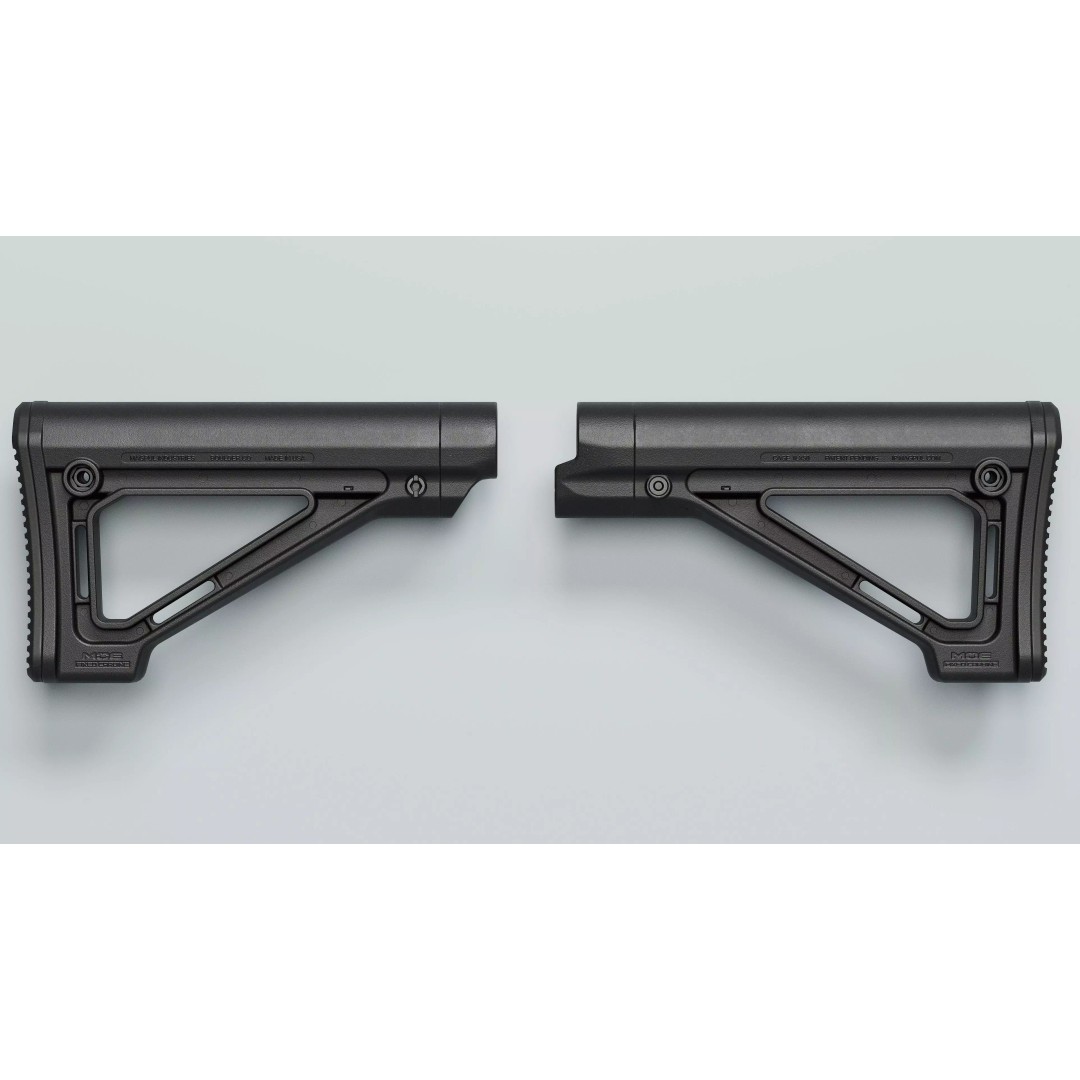 MOE Fixed Carbine Stock 3D Model – Low Poly Game Asset, FBX - View 2