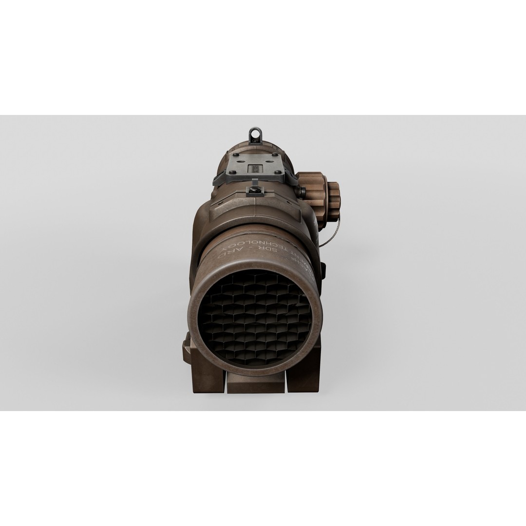 Elcan SpecterDR 3D Model – Low Poly Game Ready Combat Sight, FBX