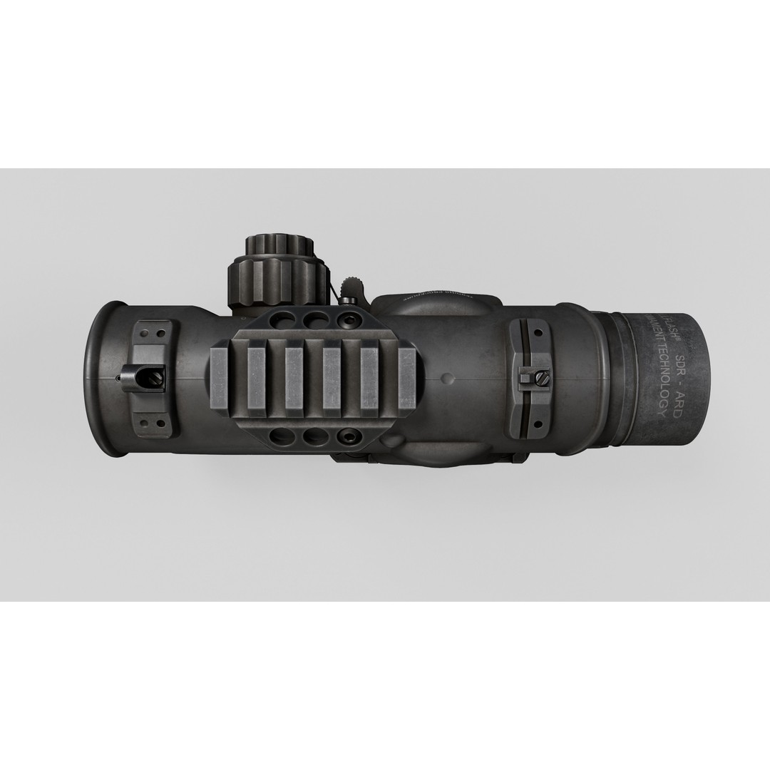Elcan SpecterDR 3D Model – Low Poly Game Ready Combat Sight, FBX - View 31