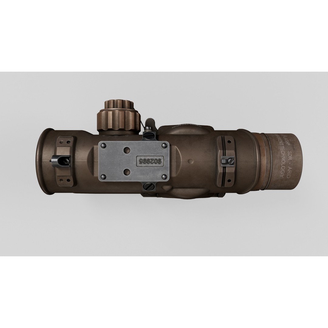 Elcan SpecterDR 3D Model – Low Poly Game Ready Combat Sight, FBX - View 33