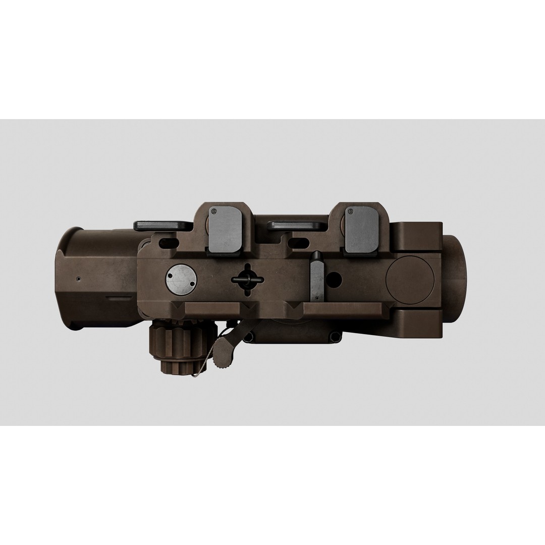 Elcan SpecterDR 3D Model – Low Poly Game Ready Combat Sight, FBX - View 37