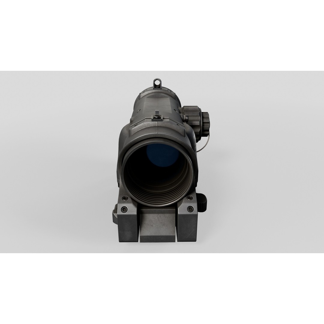 Elcan SpecterDR 3D Model – Low Poly Game Ready Combat Sight, FBX - View 38
