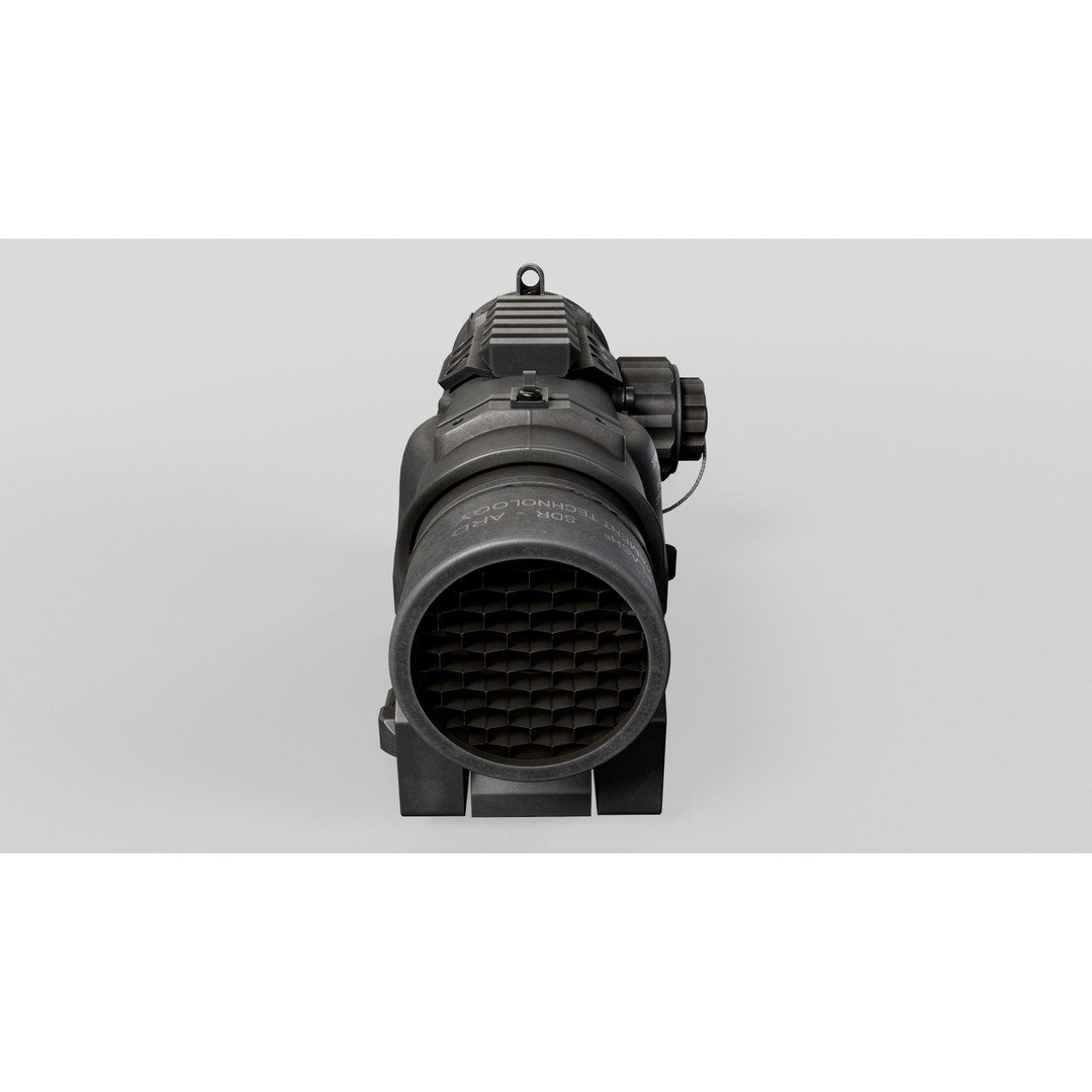 Elcan SpecterDR 3D Model – Low Poly Game Ready Combat Sight, FBX - View 39