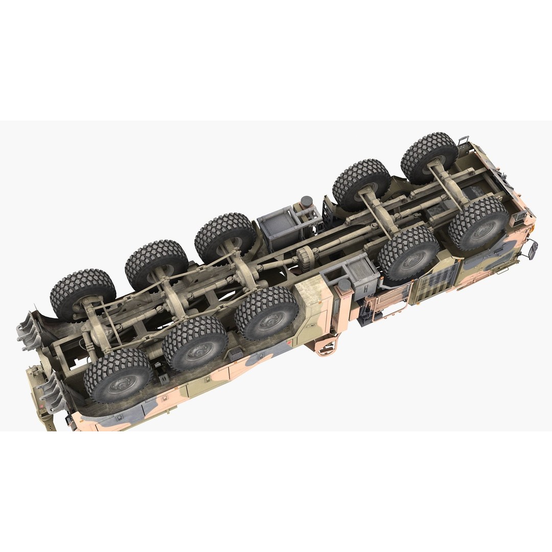MAN HX45M Tow Truck 3D Model – Military Vehicle, FBX, OBJ - View 14