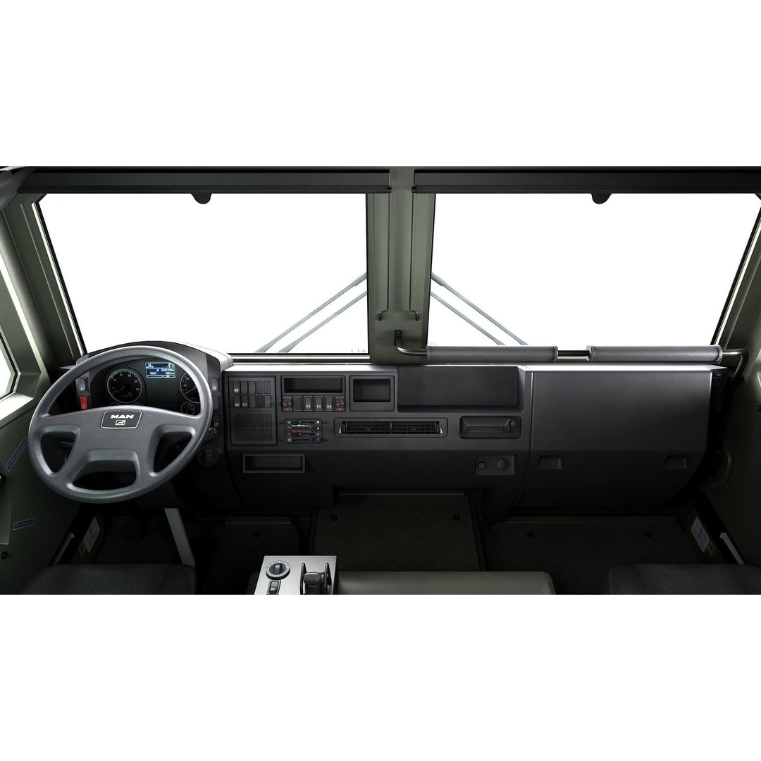 MAN HX45M Tow Truck 3D Model – Military Vehicle, FBX, OBJ - View 8