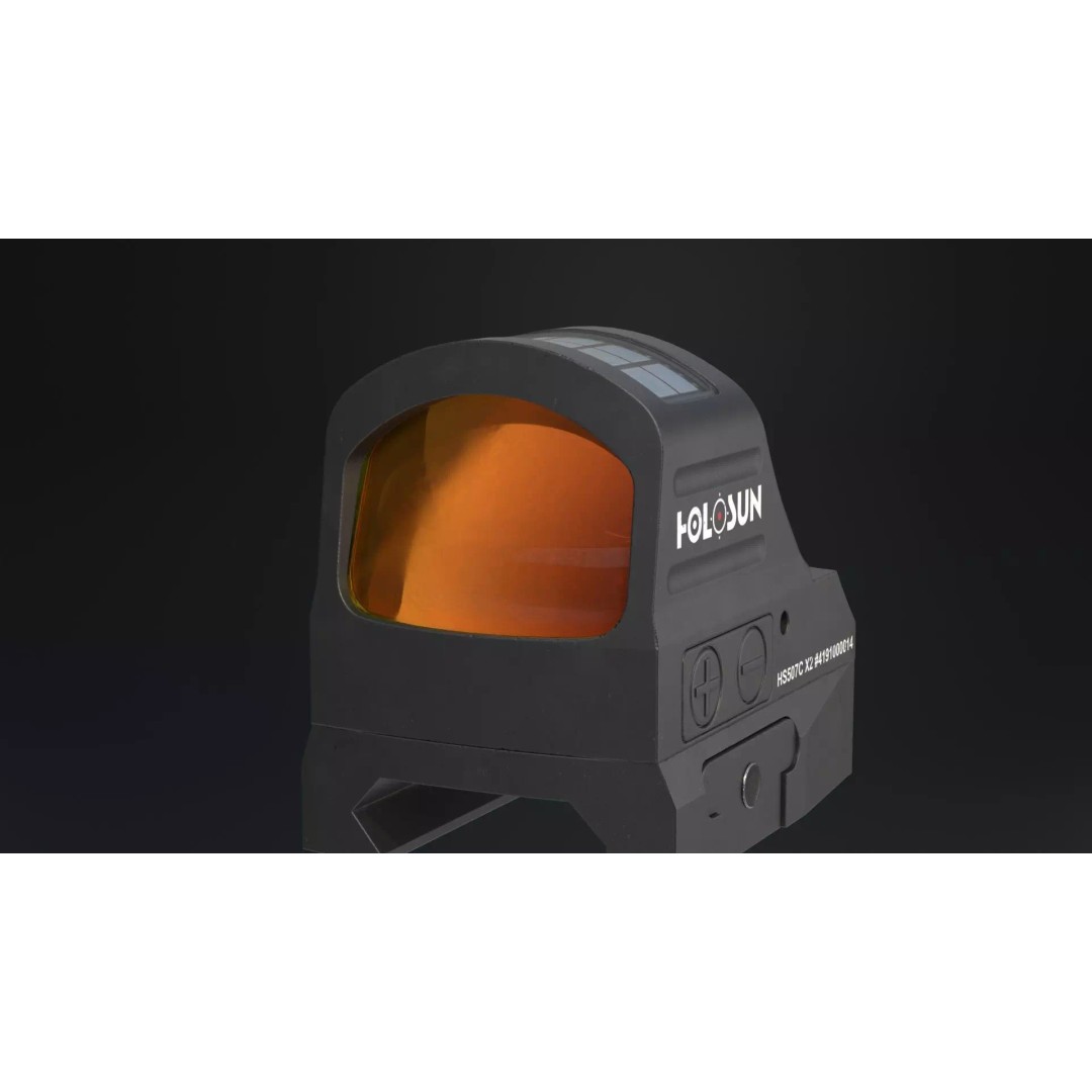 Holosun HS507C-X2 3D Model – Low Poly Game Ready Optic, FBX - View 12