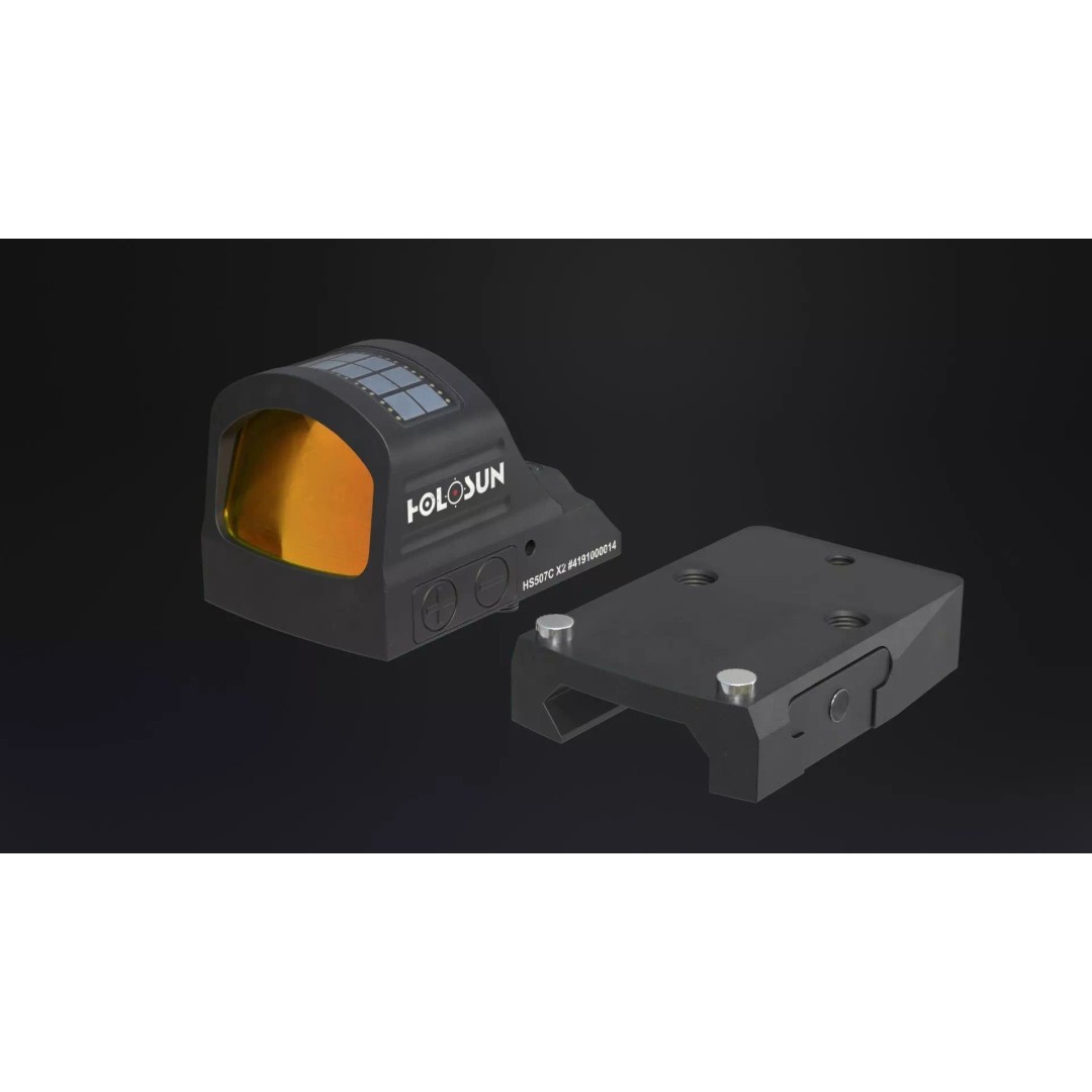Holosun HS507C-X2 3D Model – Low Poly Game Ready Optic, FBX - View 15